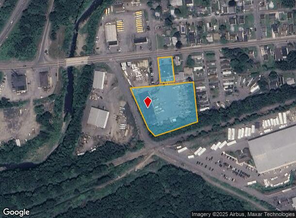 Springbrook Avenue At Powder Mill Rd, Moosic, PA Parcel Map