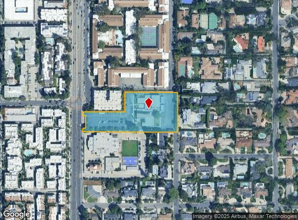 5338 White Oak Ave, Encino, CA Parcel Map