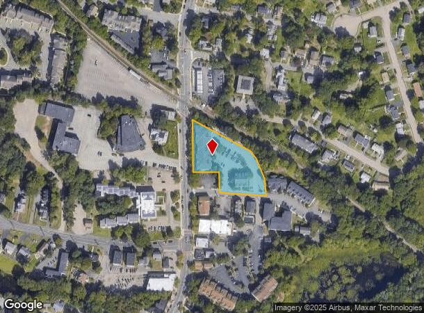  719 Washington St, Canton, MA Parcel Map