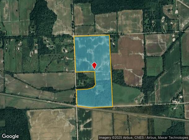 11444 Brandon Rd, Emmett, MI Parcel Map