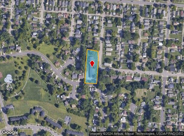  1901 Hazel Ave, Dayton, OH Parcel Map