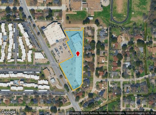  1006 N Carrier Pkwy, Grand Prairie, TX Parcel Map
