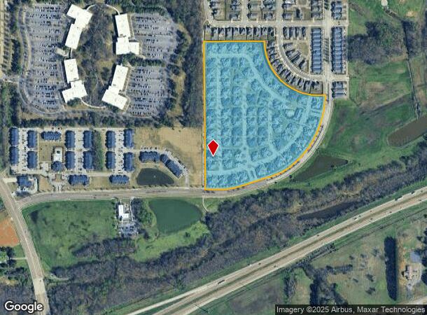 525 S Shea Rd, Collierville, TN Parcel Map