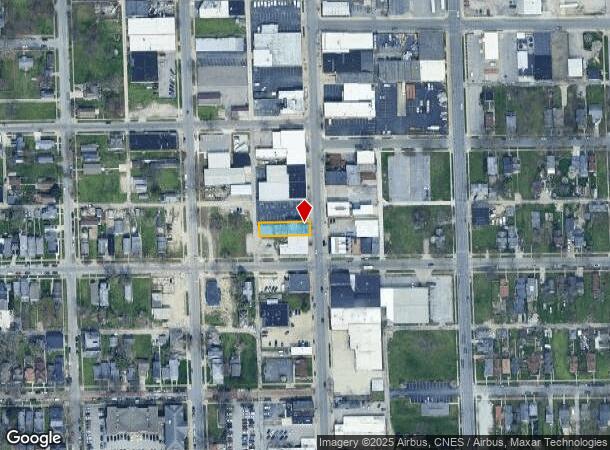 1932 S Calhoun St, Fort Wayne, IN Parcel Map