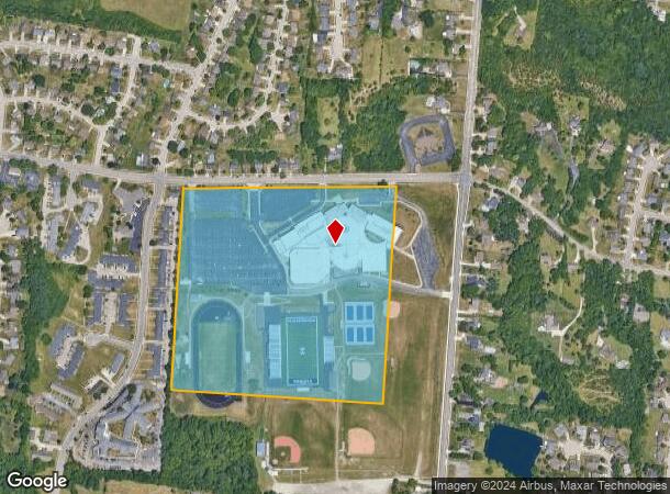  1860 Belvo Rd, Miamisburg, OH Parcel Map