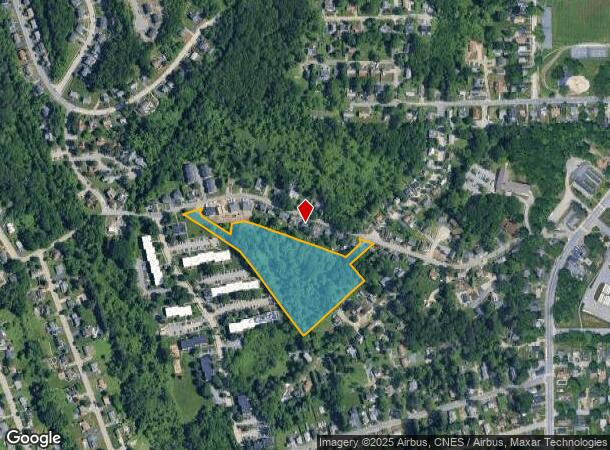  49 Upland St, Worcester, MA Parcel Map