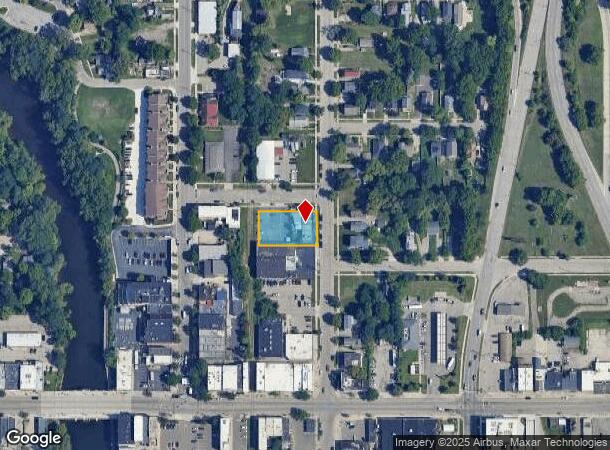 1247 Center St, Lansing, MI Parcel Map