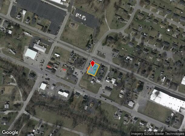  114 E Market St, Borden, IN Parcel Map