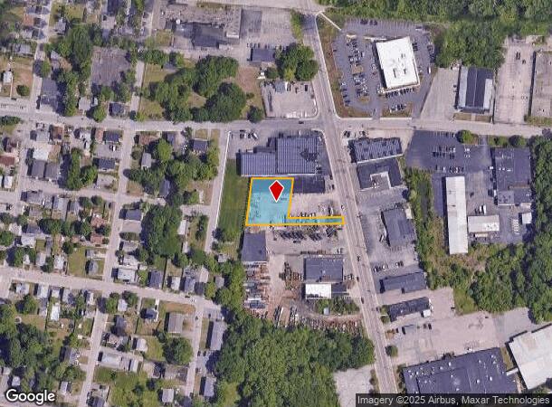 Brook St, Attleboro, MA Parcel Map