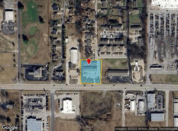  1642 W Mcclain Ave, Scottsburg, IN Parcel Map