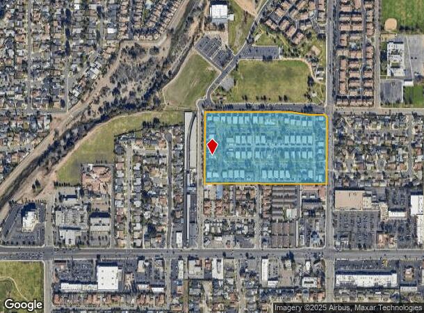  3138 E Maple Ave, Orange, CA Parcel Map