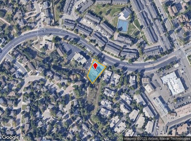  405 W Rockrimmon Blvd, Colorado Springs, CO Parcel Map