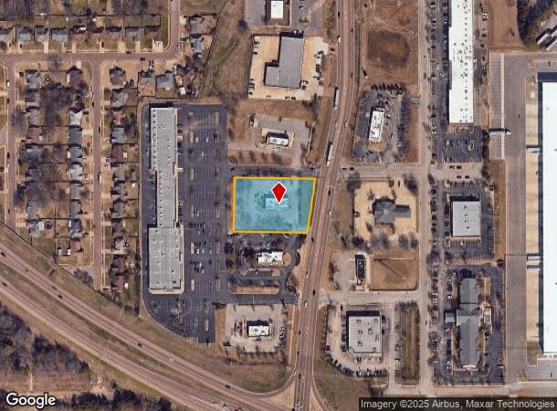  7103 Hacks Cross Rd, Olive Branch, MS Parcel Map