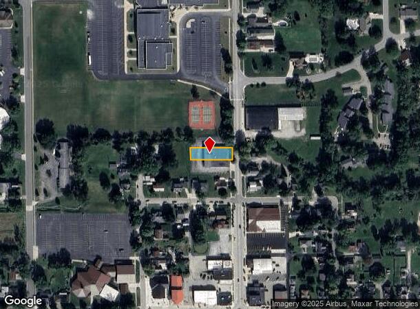  207 N Elkhart St, Wakarusa, IN Parcel Map