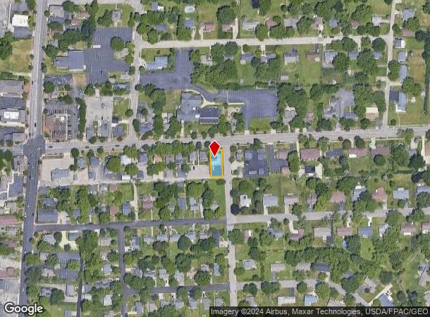  78 E Franklin St, Dayton, OH Parcel Map