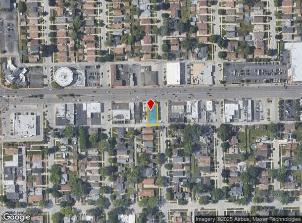  3833 W 95Th St, Evergreen Park, IL Parcel Map