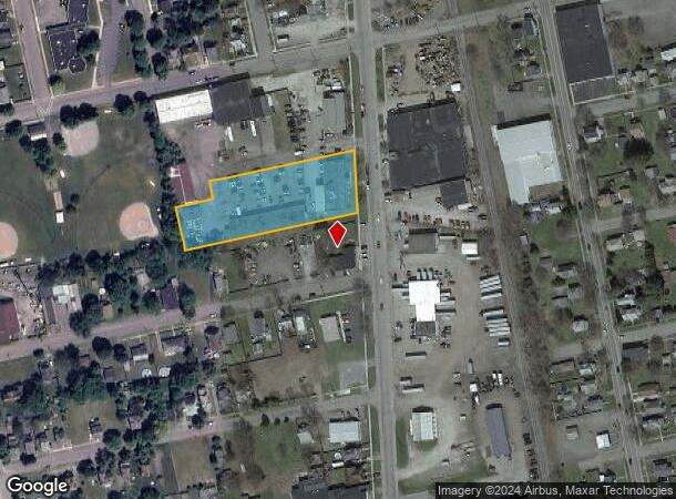  161 Prescott Ave, Elmira, NY Parcel Map