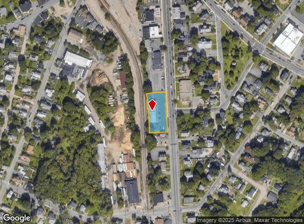 871 Washington St, Stoughton, MA Parcel Map