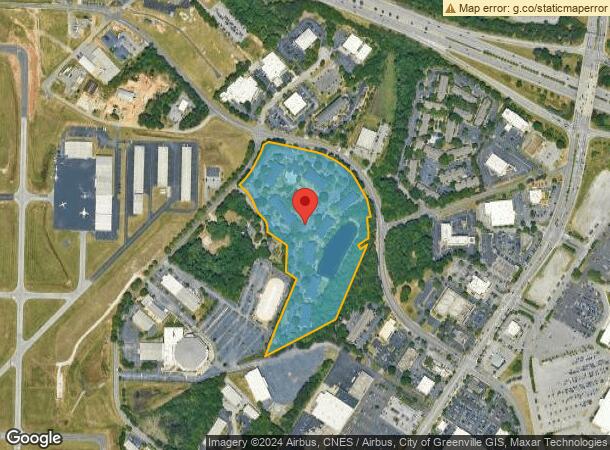  412 Woods Lake Rd, Greenville, SC Parcel Map