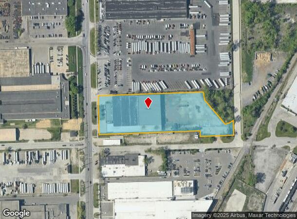  21750 Hoover Rd, Warren, MI Parcel Map