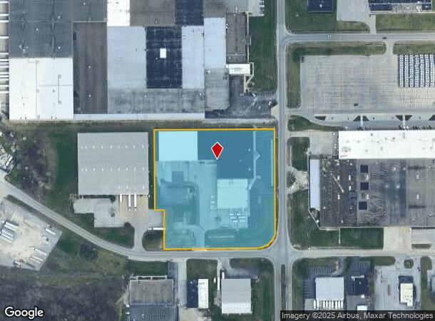  4621 Executive Blvd, Fort Wayne, IN Parcel Map