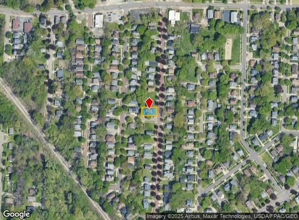 272 Kryder Ave, Akron, OH Parcel Map