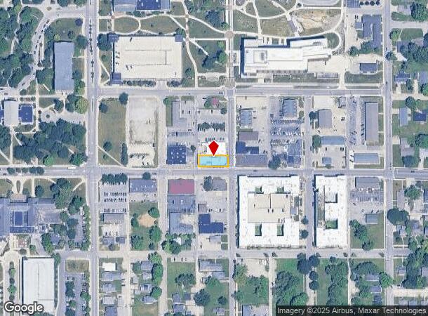  1704 W University Ave & 1706 Ave W, Muncie, IN Parcel Map