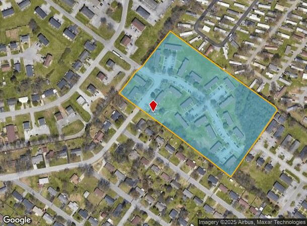 2105 Robin Rd, Bowling Green, KY Parcel Map