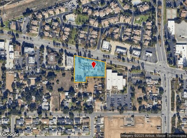  554 E Foothill Blvd, San Dimas, CA Parcel Map