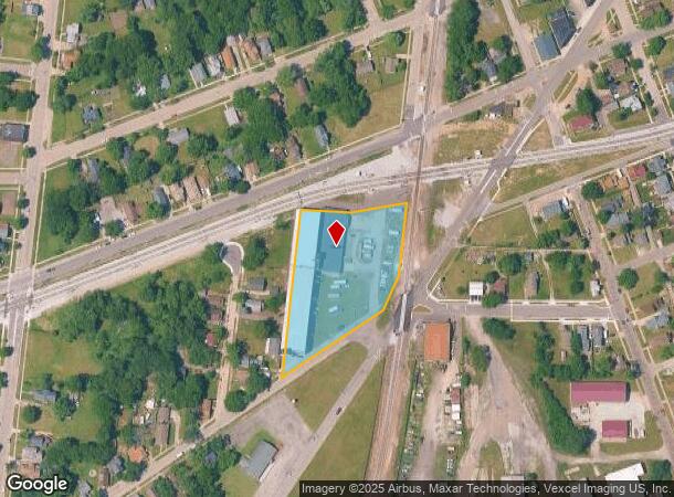  1002 Green St, Michigan City, IN Parcel Map