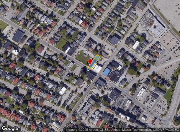  1592 Washington St E, Charleston, WV Parcel Map