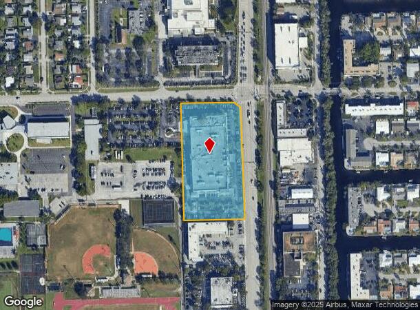  5597 N Dixie Hwy, Oakland Park, FL Parcel Map