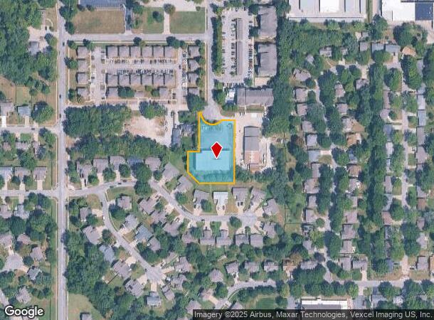  801 Comet Ln, Lawrence, KS Parcel Map