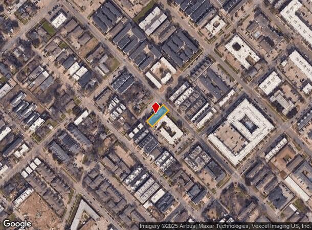  2021 N Fitzhugh Ave, Dallas, TX Parcel Map