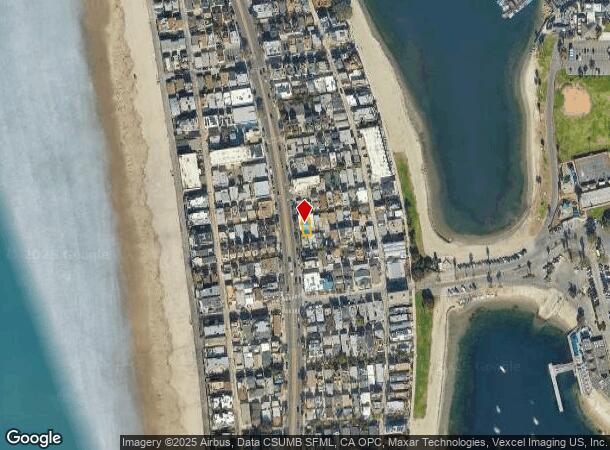  3731 Mission Blvd, San Diego, CA Parcel Map