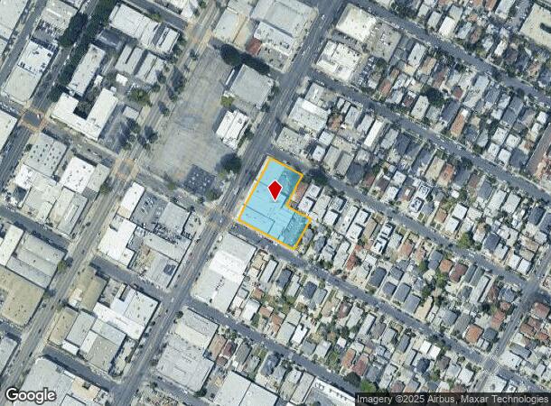  2922 S Main St, Los Angeles, CA Parcel Map