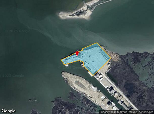1295 N Stingaree Dr, Port Bolivar, TX Parcel Map