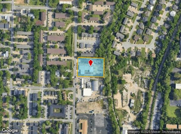  1332 N Leverett Ave, Fayetteville, AR Parcel Map