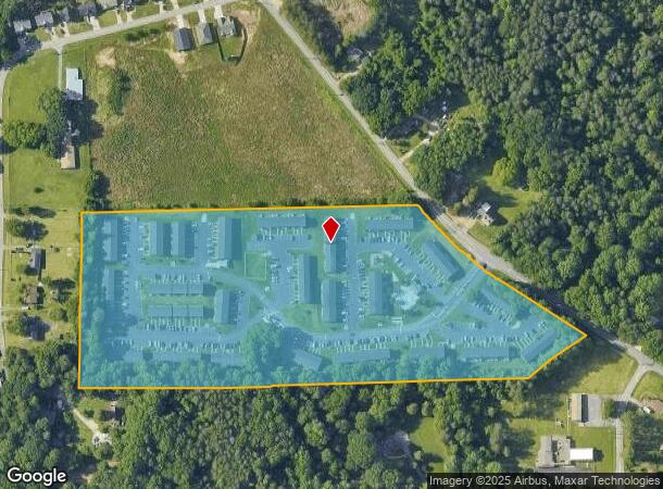  2500 Towergate Ct, Winston Salem, NC Parcel Map