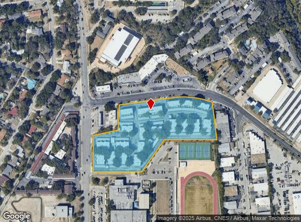  2500 Jackson Keller Rd, San Antonio, TX Parcel Map