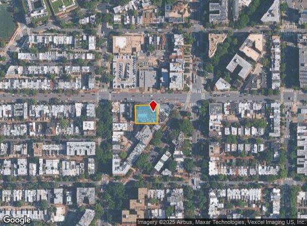  1612 U St Nw, Washington, DC Parcel Map
