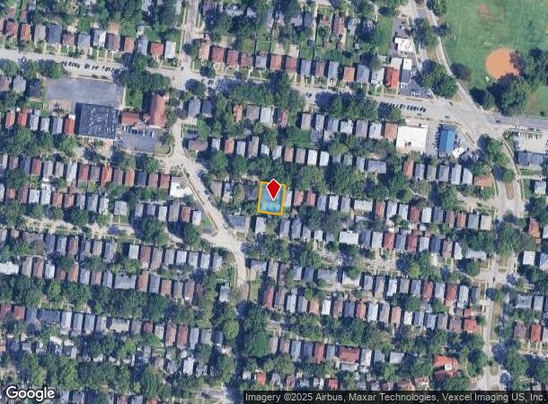  7260 Dartmouth Ave, Saint Louis, MO Parcel Map