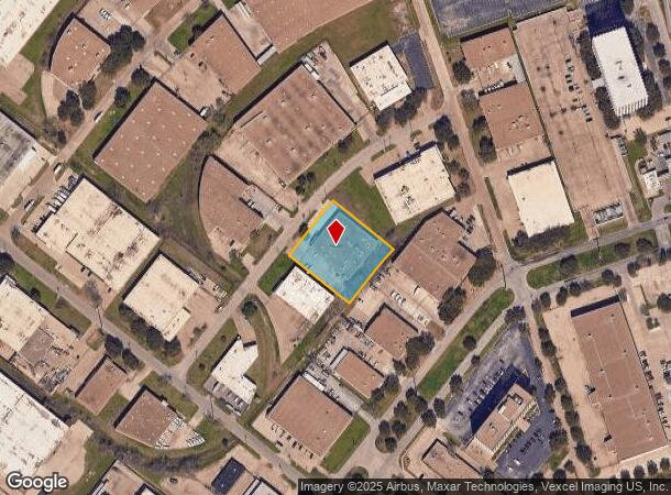  1250 Majesty Dr, Dallas, TX Parcel Map