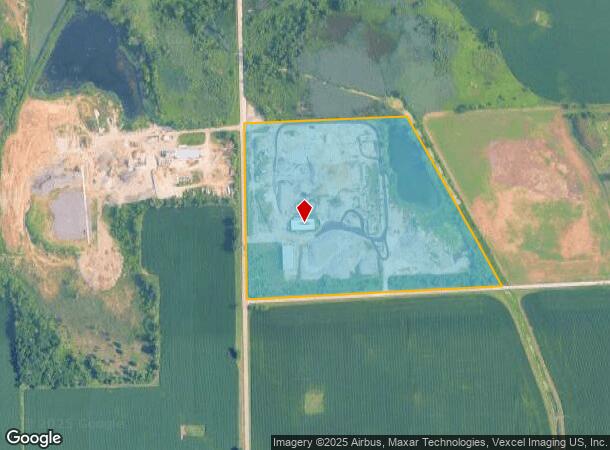 1250 Beecher Rd E, Bristol, IL Parcel Map