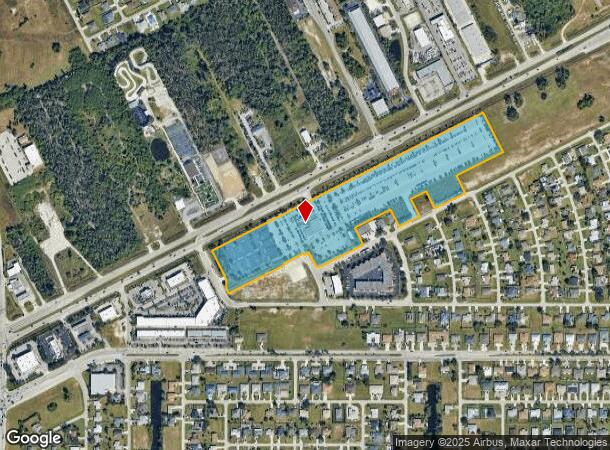 404 Ne Pine Island Rd, Cape Coral, FL Parcel Map