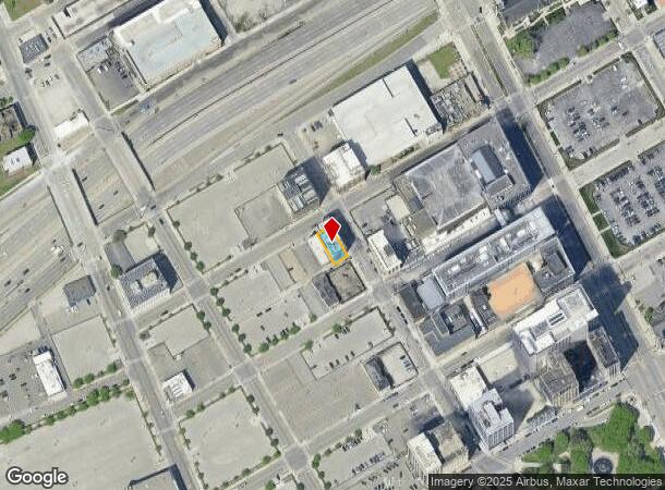  2233 Park Ave, Detroit, MI Parcel Map