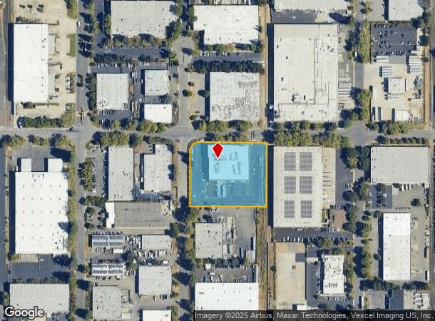  1190 Zephyr Ave, Hayward, CA Parcel Map