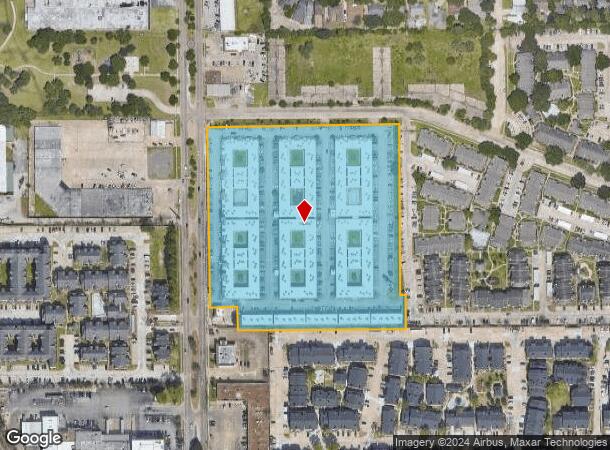  6240 Antoine Dr, Houston, TX Parcel Map