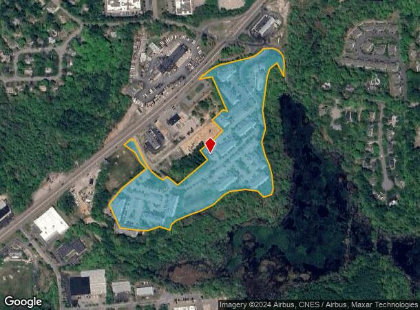  111 Hilltop Dr, Walpole, MA Parcel Map