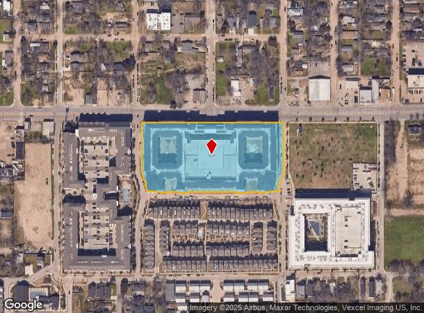  1002 Singleton Blvd, Dallas, TX Parcel Map